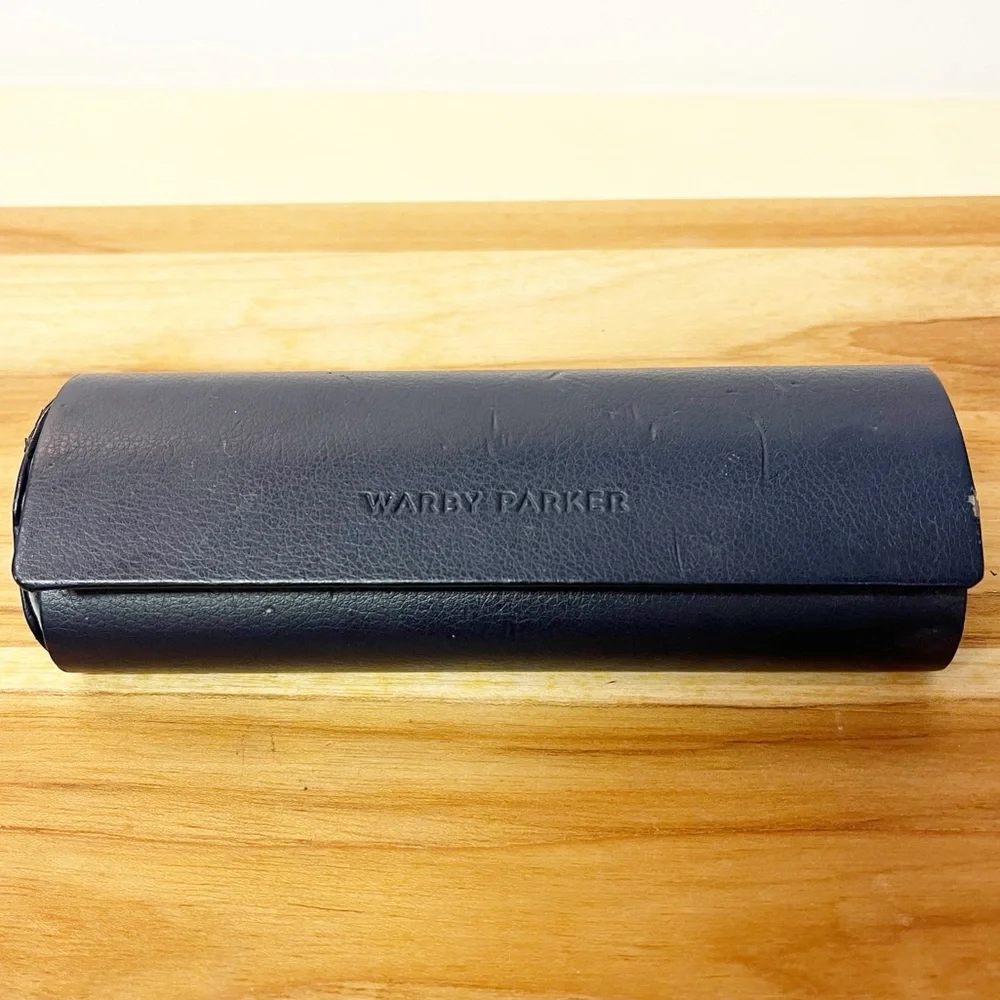 WARBY PARKER Brown Finch Eyeglasses with Case